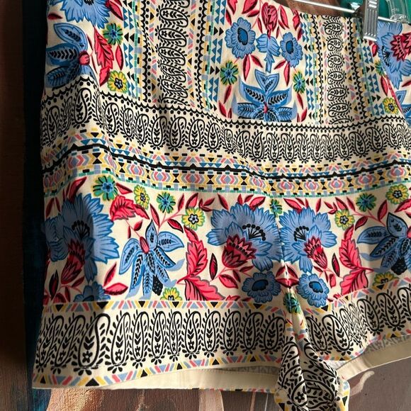 Flying Tomato Anthropologie Boho Multicolor Floral High Waist Women's Shorts M - Picture 3 of 16
